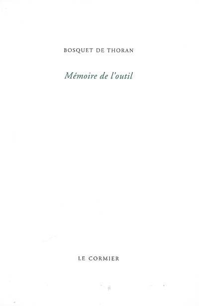 Mémoire de l'outil