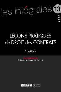 Leçons pratiques de droit des contrats : édition 2022