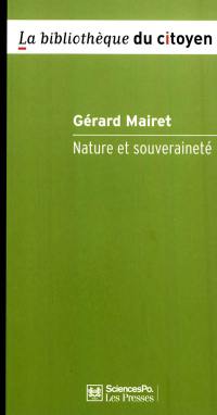 Nature et souveraineté : philosophie politique en temps de crise environnementale