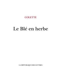 Le blé en herbe