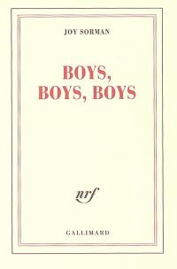 Boys, boys, boys