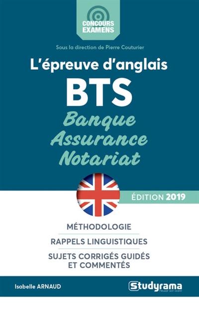 L'épreuve d'anglais : BTS banque, assurance, notariat