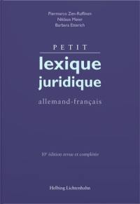 Petit lexique juridique : allemand-français