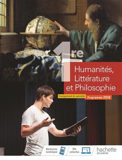 Humanités, littérature et philosophie 1re : enseignement de spécialité : programme 2019