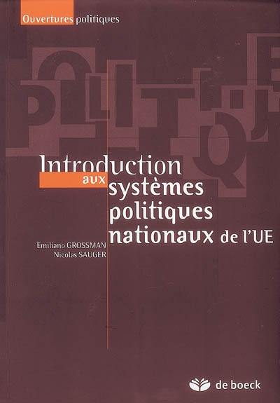 Introduction aux systèmes politiques nationaux de l'Union européenne