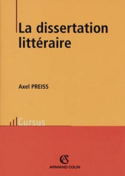 La dissertation littéraire