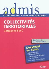 Collectivités territoriales : catégories B et C