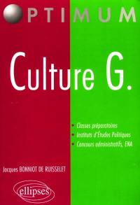 Culture G. : classes préparatoires, instituts d'études politiques, concours administratifs, ENA