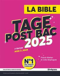 La bible Tage post-bac 2025