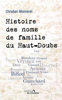 Histoire des noms de famille du Haut-Doubs : origines et anecdotes