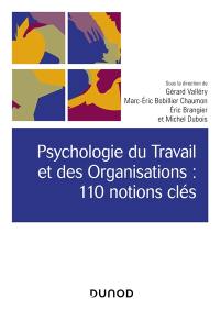 Psychologie du travail et des organisations : 110 notions clés