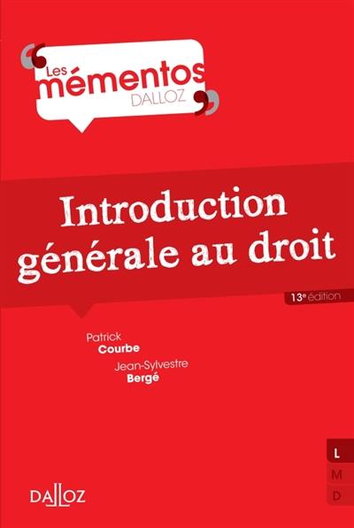 Introduction générale au droit