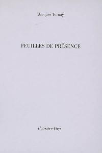 Feuilles de présence