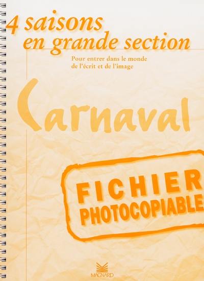 Le carnaval : fichier photocopiable