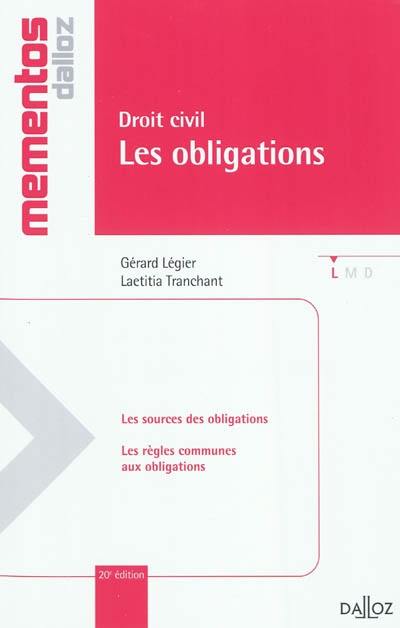 Droit civil : les obligations