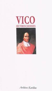 Oeuvres choisies de Vico