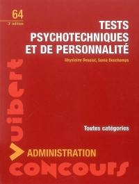 Tests psychotechniques et de personnalité : toutes catégories