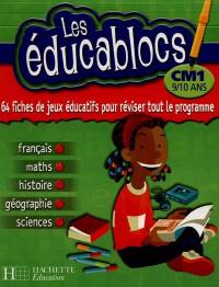 Les éducablocs, CM1, 9-10 ans : 64 fiches de jeux éducatifs pour réviser tout le programme