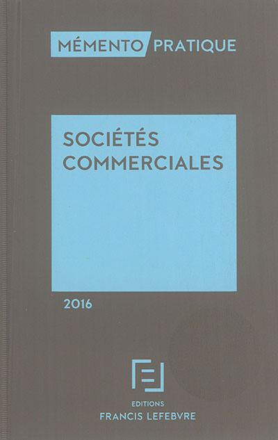 Sociétés commerciales 2016