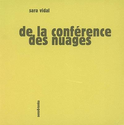 De la conférence des nuages