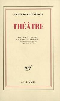 Théâtre. Vol. 1