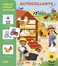 A la ferme : autocollants : dès 3 ans