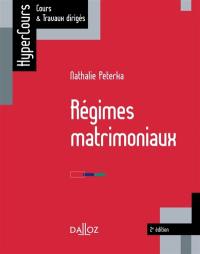 Régimes matrimoniaux