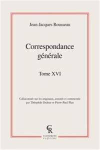 Correspondance générale. Vol. 16