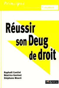 Réussir son Deug de droit