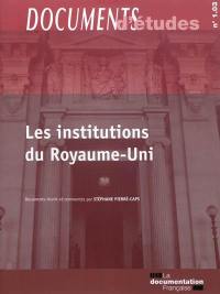 Les institutions du Royaume-Uni