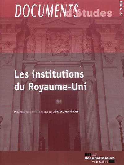 Les institutions du Royaume-Uni