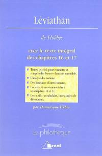 Léviathan, Thomas Hobbes : avec le texte intégral des chapitres 16 et 17