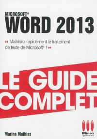 Word 2013