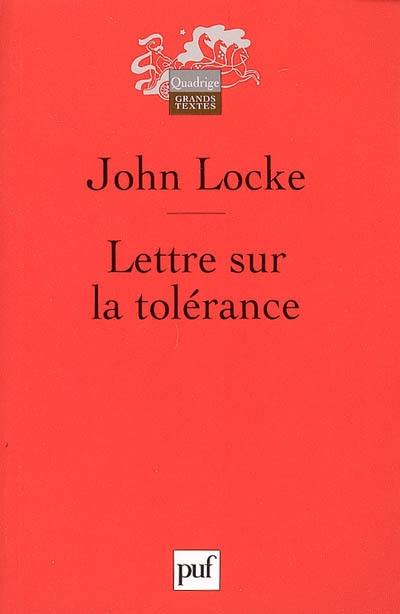 Lettre sur la tolérance