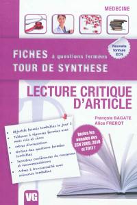 Lecture critique d'article