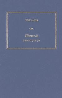 Les oeuvres complètes de Voltaire. Vol. 32A. Oeuvres de 1750-1752 (1)