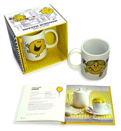 Mug cake Monsieur Heureux et Madame Bonheur : 26 recettes et 1 mug collector : prêt en 5 min au micro-ondes