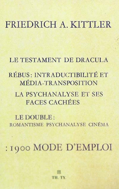 1900 mode d'emploi