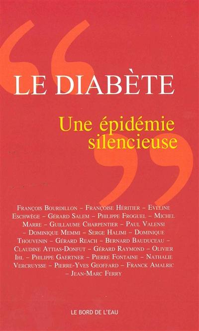 Le diabète, une épidémie silencieuse