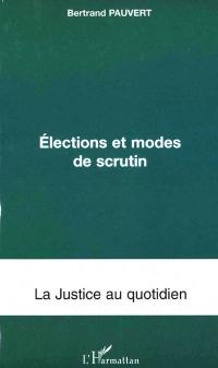 Elections et modes de scrutin