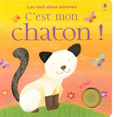 C'est mon chaton !