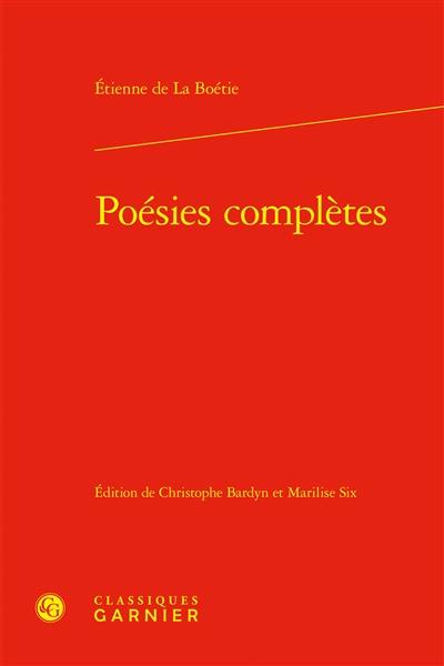 Poésies complètes