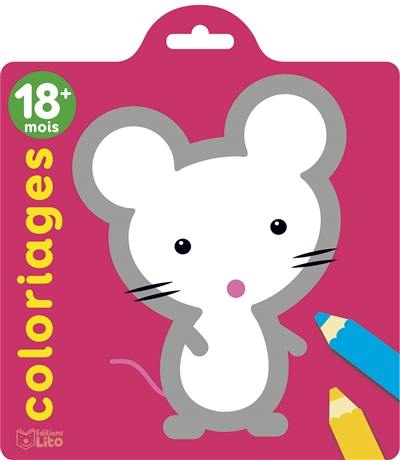 La souris : coloriages : 18 mois +