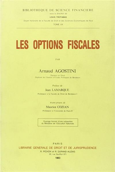 Les Options fiscales