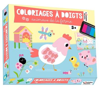 Coloriages à doigts : animaux de la ferme Coloriages à doigts : animaux de la ferme