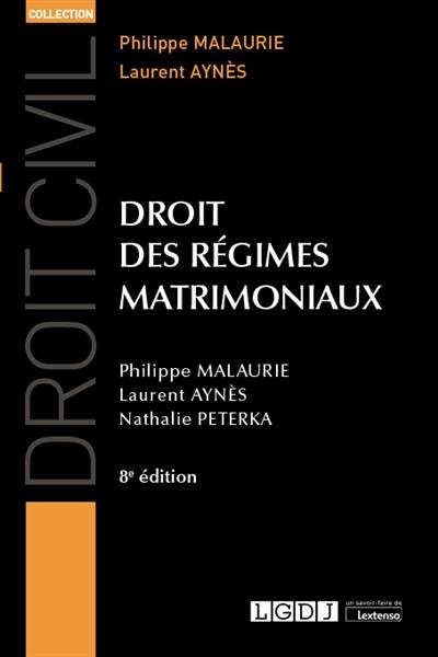 Droit des régimes matrimoniaux