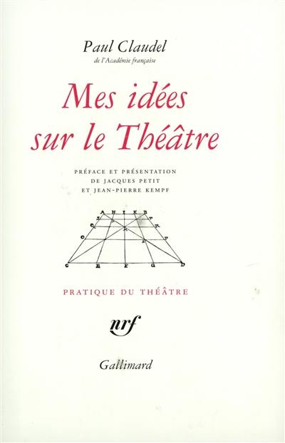 Mes idées sur le théâtre