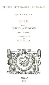 Delie : object de plus haulte vertu