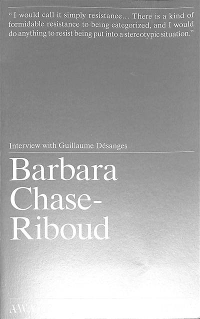 Barbara Chase-Riboud : interview with Guillaume Désanges