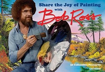 Share the Joy of Painting with Bob Ross : 32 Postcards